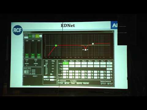 Видео: Настройка линейных массивов RCF с помощью системы удаленного управления RDNET