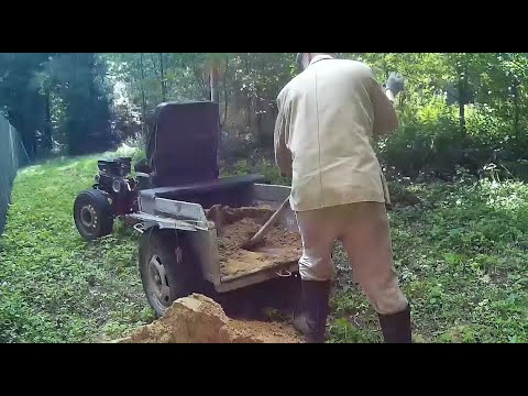 Видео: МОТОБЛОК в хозяйстве НУЖНАЯ ВЕЩЬ едем за ПЕСКОМ