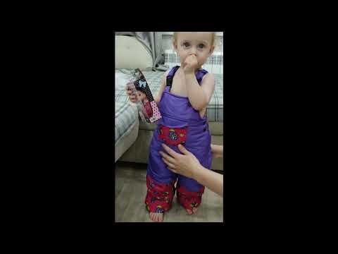 Видео: Выкройка детского Куртки-Анорака и полукомбинезона.