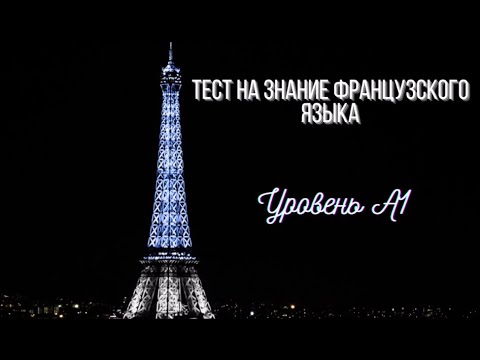 Видео: Тест на знание французского языка (Уровень A1)