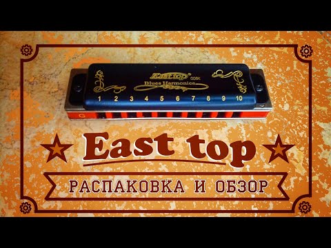 Видео: Губная гармошка East top /10$/ c Алиэкспресс.Распаковка и обзор.