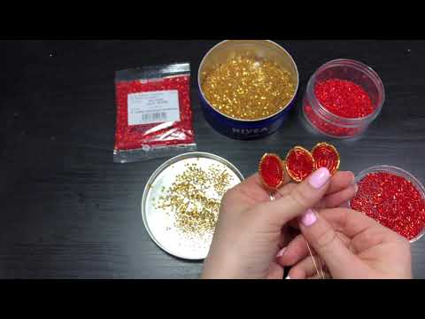 Видео: Мастер-класс «Роза» из бисера, часть 1.