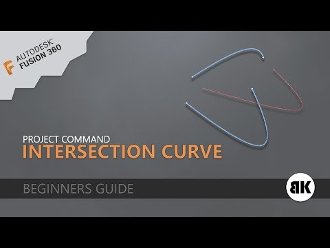 Видео: Fusion 360: Кривая пересечения