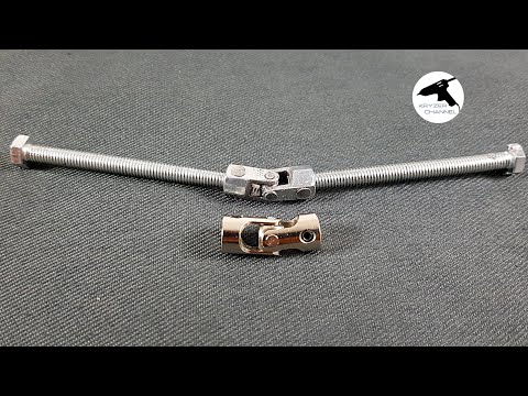 Видео: Как сделать RC карданную передачу DIY? / How to make RC Cardan transmission DIY?