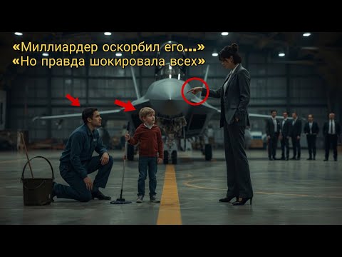 Видео: Миллиардер унизил уборщика — но правда о нём потрясла всех