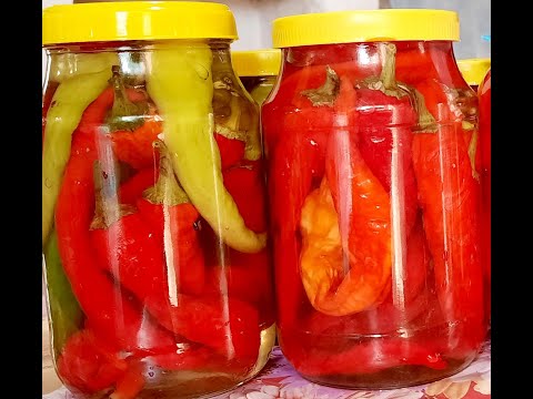 Видео: Острый перец на зиму в уксусно-медовой заливке🌶🌶🌶