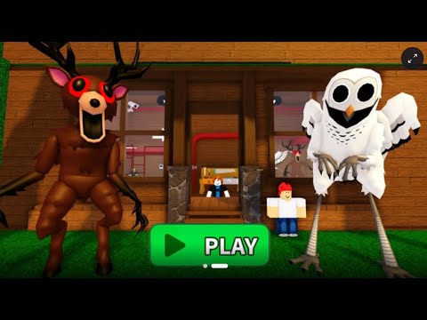 Видео: БАРРИ стал ОЛЕНЕМ VS СОВА из 99 НОЧЕЙ в Roblox | Побег от Барри | 99 Ночей