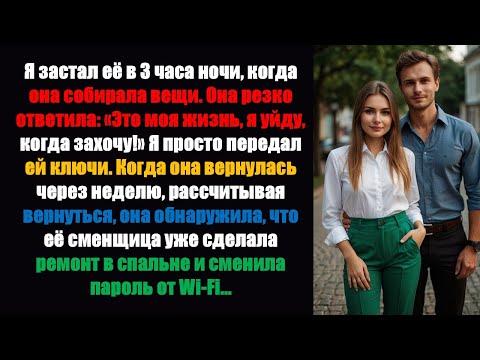 Видео: Моя жена сказала: «Я уйду, когда захочу!» — Уйдя... я оставил ее, которой НЕКУДА возвращаться!