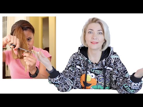 Видео: Реакция Парикмахера - Шок| Стрижка Слоями Лесенка Каскад | Стрижки 2023 | Стрижка волос дома