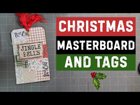Видео: Рождественские теги Masterboard #junkjournal #junkjournalideas