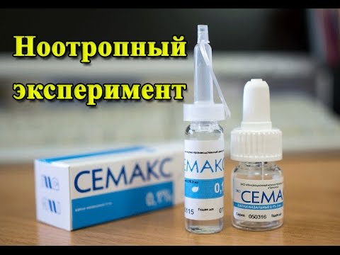 Видео: Ноотропный эксперимент с СЕМАКСОМ. Стал ли я умнее?