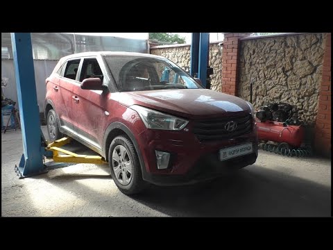 Видео: Замена передних тормозных колодок на Hyundai Creta 1,6 Хендай Крета 2019