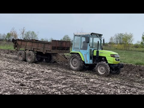 Видео: Тест навантажувача та РОУ-4 з китайським трактором DW-354 🤪😜