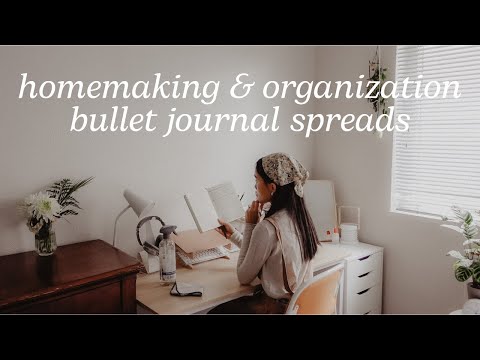 Видео: 5 минималистичных идей макета Bullet Journal для ведения домашнего хозяйства и организации