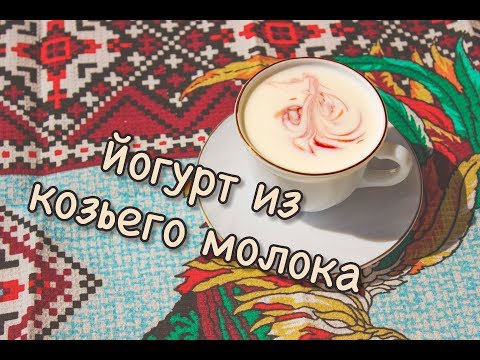 Видео: Йогурт из козьего молока | Домашний йогурт| Домашний йогурт без йогуртницы .
