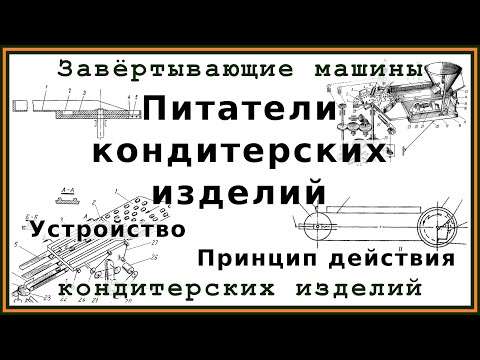 Видео: Питатели кондитерских изделий завёртывающих машин