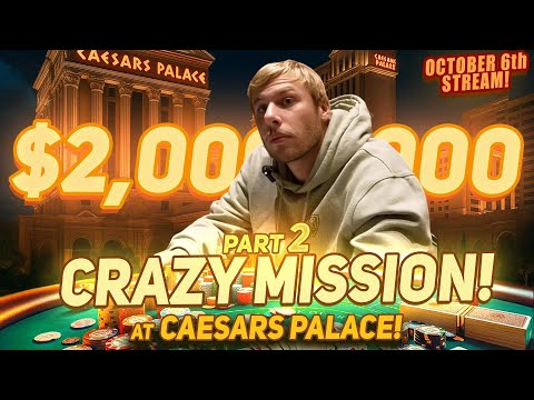 Видео: Погоня за $2 000 000 от Xposed превращает Caesars Palace в настоящую арену блэкджека! Часть 2