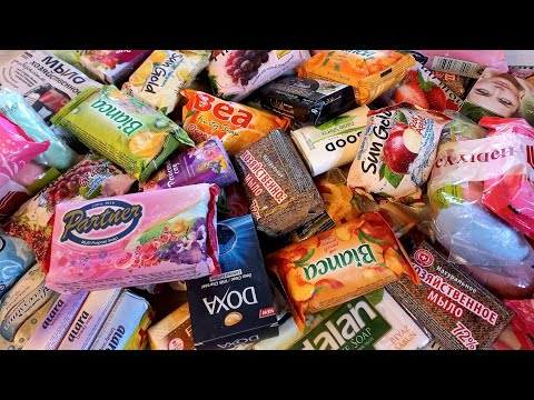 Видео: ASMR|Unpacking Soap Haul|Opening International Soap|асмр распаковка мыла|no talking