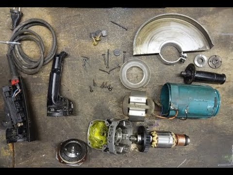 Видео: УШМ Makita 9069 разборка, ремонт, сборка