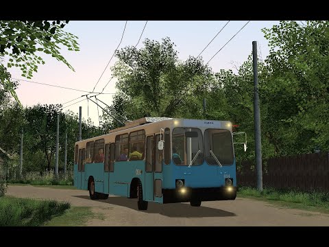 Видео: Электрический старичок в деревне | обзор ЮМЗ Т2 | Garry`s mod Trolleybus FS