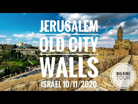 Видео: Walk on Jerusalem’s Old City Walls. Southern Ramparts walk. Israel [Walking tour, 4K] Иерусалим