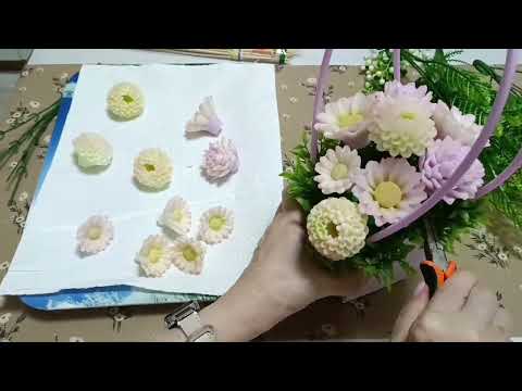 Видео: Мыловарение/ букет из хризантем/🤗