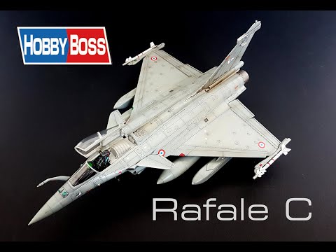 Видео: ВИДЕО ПОЛНОЙ СБОРКИ Dassault Rafale C от Hobbyboss в масштабе 1/72