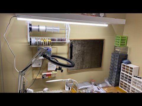 Видео: Обзор моей мастерской. Что, где и как у меня лежит?