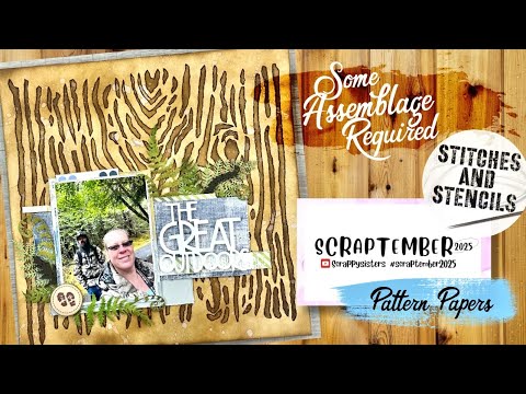 Видео: Стежки и трафареты | Scraptember — отдых на природе