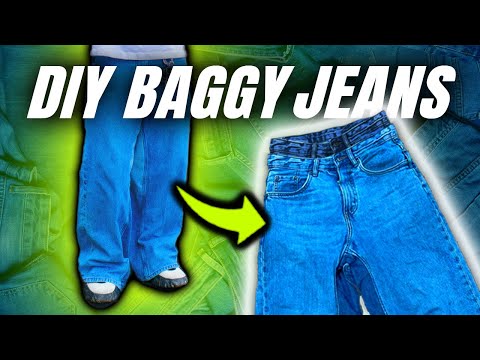 Видео: СЕКРЕТ, как сделать ДЖИНСЫ ОЧЕНЬ МЕШКОВЫМИ... (полное руководство)