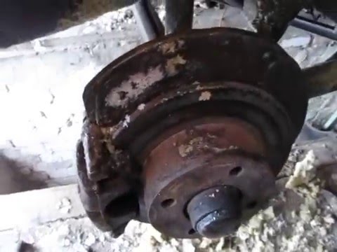 Видео: audi 80. подшибники ступицы.