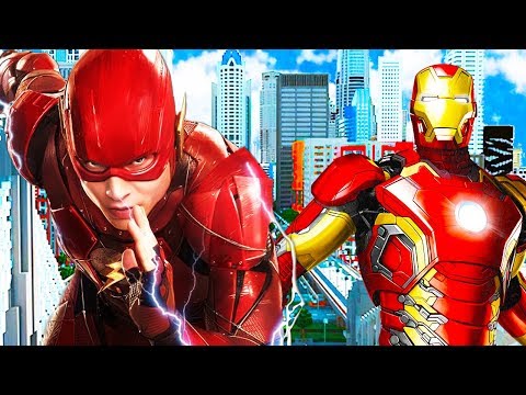 Видео: ЖЕЛЕЗНЫЙ ЧЕЛОВЕК ТРОЛЛИНГ ВОЛОДЯ ФЛЕШ СТАРК VS ФЛЭШ СУПЕРГЕРОИ МАРВЕЛ В МАЙНКРАФТ