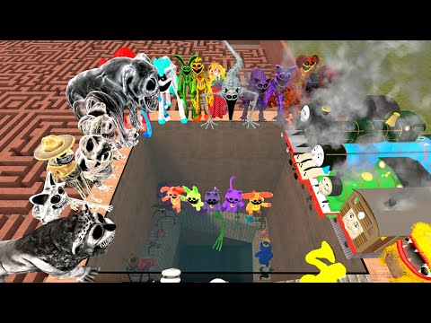 Видео: Встречайте совершенно новую игровую семью Поппи и сад Банбана в лабиринте Хагги Томаса в Garry's ...