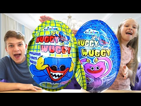 Видео: Сюрпрзы Хаги Ваги и Киси Миси ЧЕЛЛЕНДЖ Тима VS Эмма