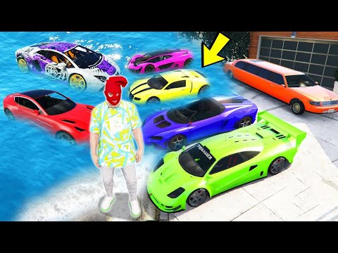 Видео: УГНАЛ КУЧУ ЧИТ ТАЧЕК ВО ВРЕМЯ ЦУНАМИ В ГТА 5! БИТВА ВОРОВ ГТА 5! ГТА 5 МОДЫ!