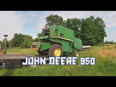 Видео: Джон Дір 950/John Deere 950 з Пустомитів у Крутоярівку Чернігівської обл. Огляд комбайна Єнісей