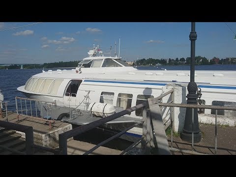 Видео: Поехали на "Метеоре" по Волге?