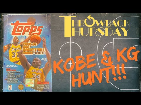 Видео: Открываю коробку Topps Hobby Box 2000-01 годов в поисках вставок!!!