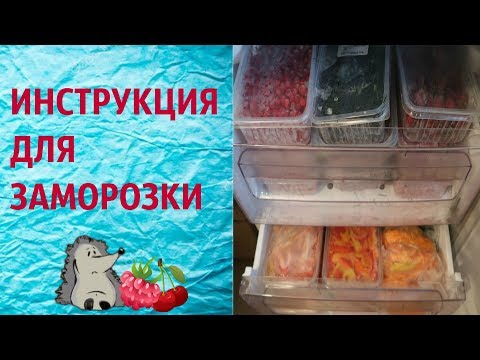 Видео: Заморозка компактно ягод, перца, помидоров, зелени супового набора