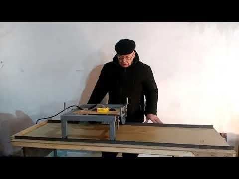 Видео: Рейсмус из ручного электрорубанка.Thickness planer.