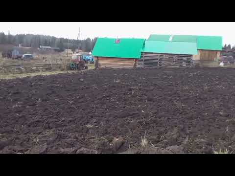 Видео: Т-25 пашу огород