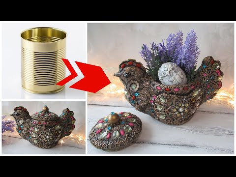 Видео: ИЗ КОНСЕРВНОЙ БАНКИ-КУРИЦА ПАСХАЛЬНАЯ