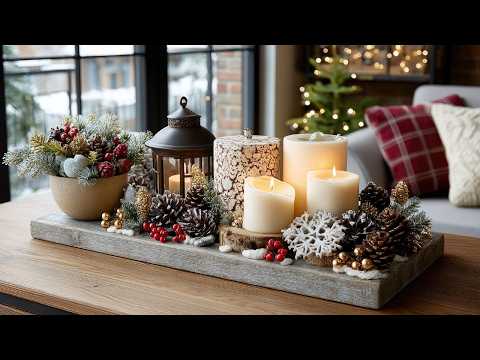 Видео: Дом мечты в красно-золотом цвете 2025 года | Классический рождественский стиль с современным шармом