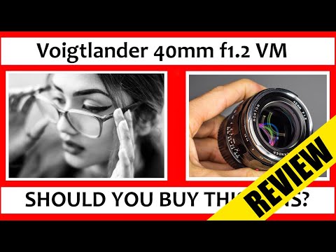 Видео: 🔴 40 мм — это новый 50 мм!? | Обзор Voigtlander 40mm 1.2 (Nokton 40 f1.2 VM (Leica 40mm)