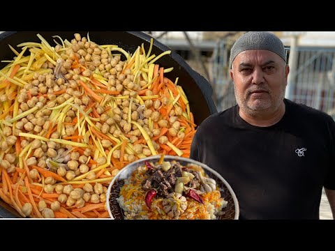 Видео: УЗБЕКСКИЙ ПЛОВ с НУТОМ | NO’XAT OSH PALOV | от А до Я | Узбекистан , БУХАРА