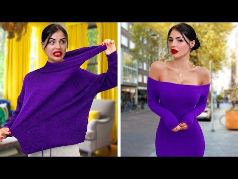 Видео: КРУТЫЕ ЛАЙФХАКИ С ОДЕЖДОЙ ДЛЯ УМНЫХ ДЕВЧОНОК || Простые творческие идеи ✨ БЛАЙМИ