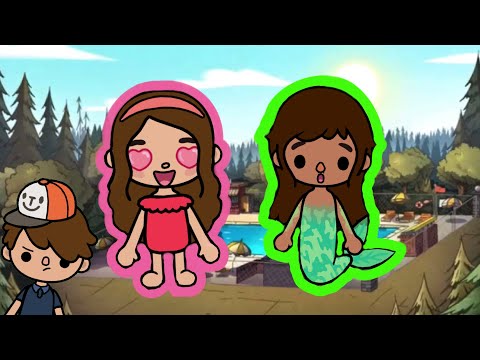 Видео: 🧜‍♂️ Мэйбл и Русалдо🥰Вся серия!Смотри как Мэйбл спасла Русалдо😏 #токабока #tocaboca #гравитифолз