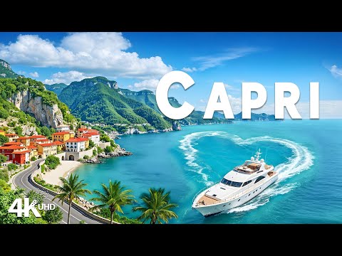 Видео: Капри 4K — остров мечты Италии, кристально голубые воды и глубокий хаус-чил