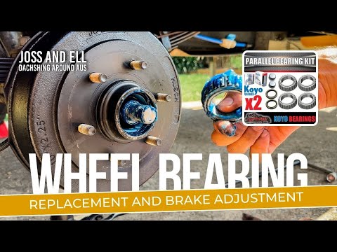 Видео: ЗАМЕНА КОЛЕСНЫХ ПОДШИПНИКОВ И РЕГУЛИРОВКА ЭЛЕКТРИЧЕСКИХ ТОРМОЗОВ | Техническое обслуживание карав...