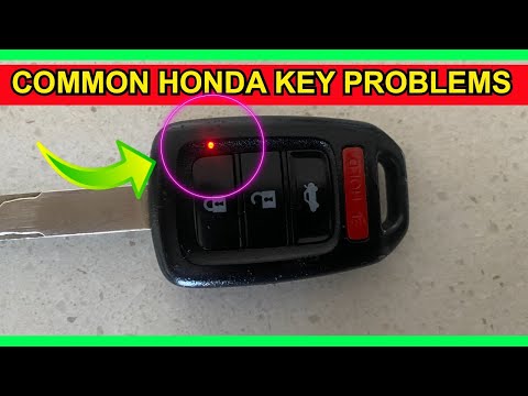 Видео: РАСПРОСТРАНЕННЫЕ ПРОБЛЕМЫ С КЛЮЧАМИ HONDA | КАК УСТРАНИТЬ МИГАЮЩИЙ КЛЮЧ HONDA | КАК УСТРАНИТЬ НЕИ...